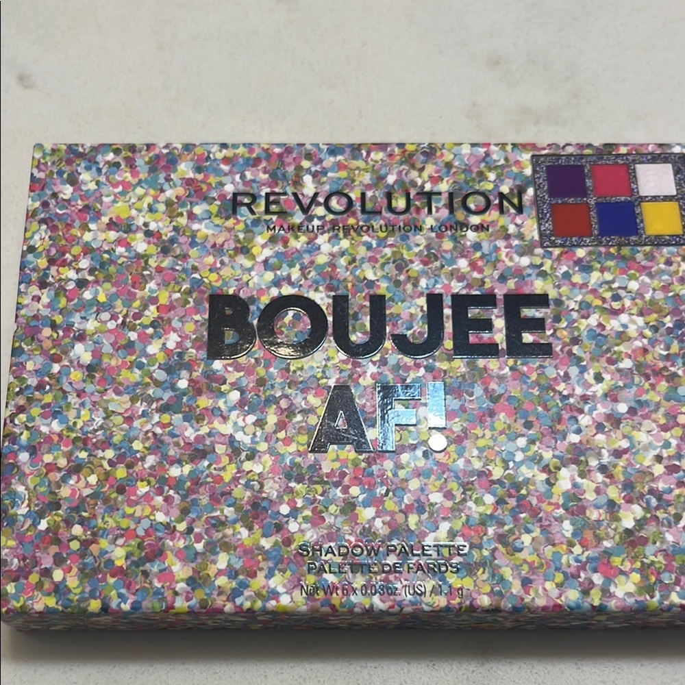 Revolution Boujee AF Colorful Shadow Palette
